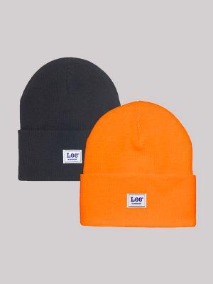 Workwear Logo Patch Beanie Set | Men's Luggage & Accessories | Lee® by LEE JEANS