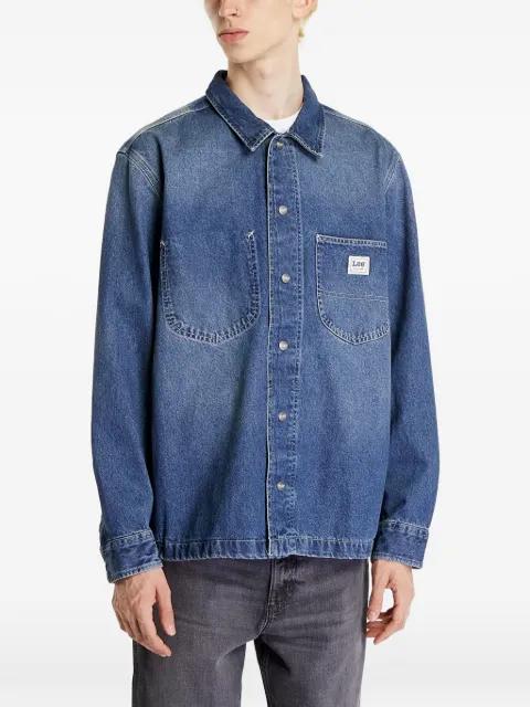 faded-wash denim jacket by LEE JEANS