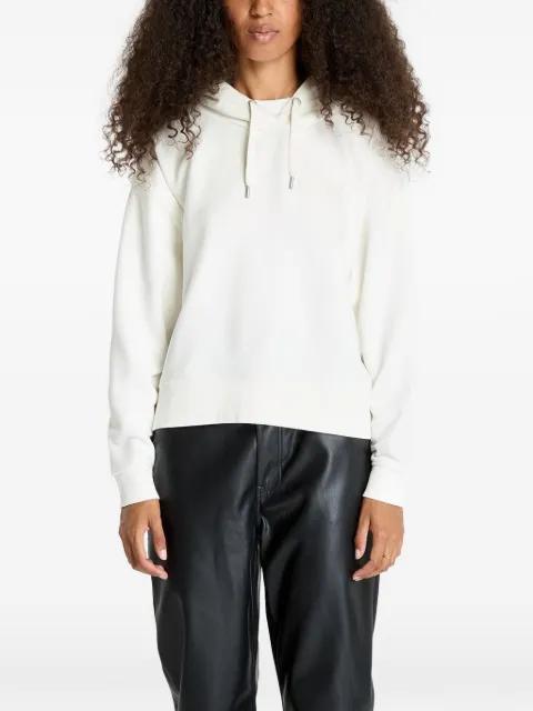 logo-embroidered drawstring hoodie by LEE JEANS