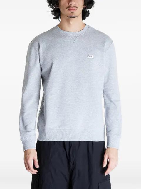 logo-patch crew-neck sweatshirt by LEE JEANS