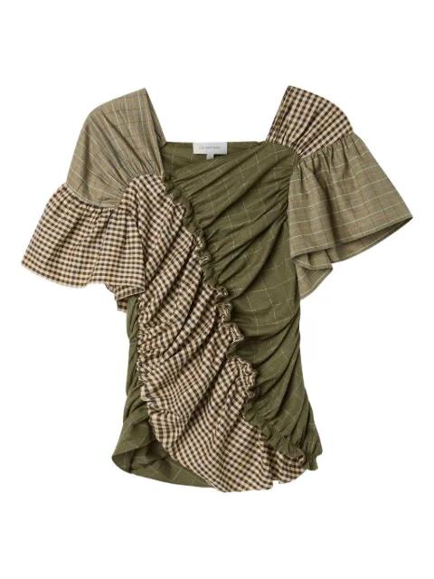 Betty ruffled blouse by LEE MATHEWS