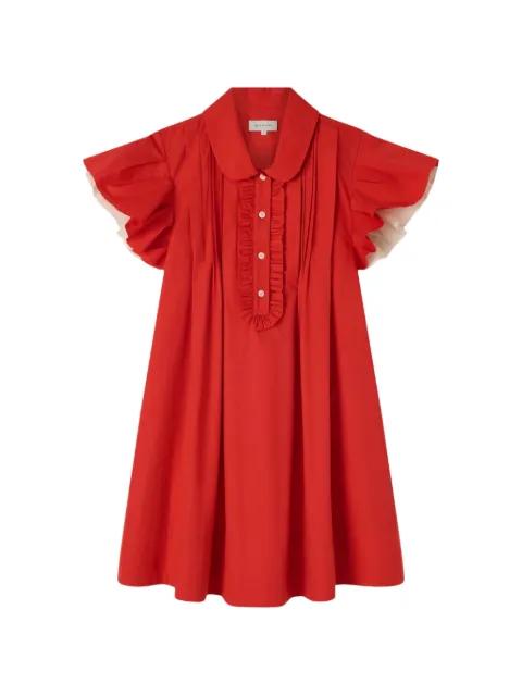 Charlotte ruffled mini dress by LEE MATHEWS