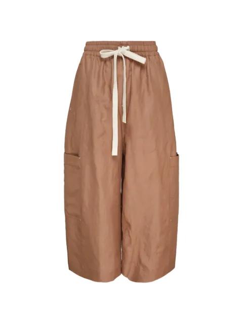 Rene drawstring-waist trousers by LEE MATHEWS
