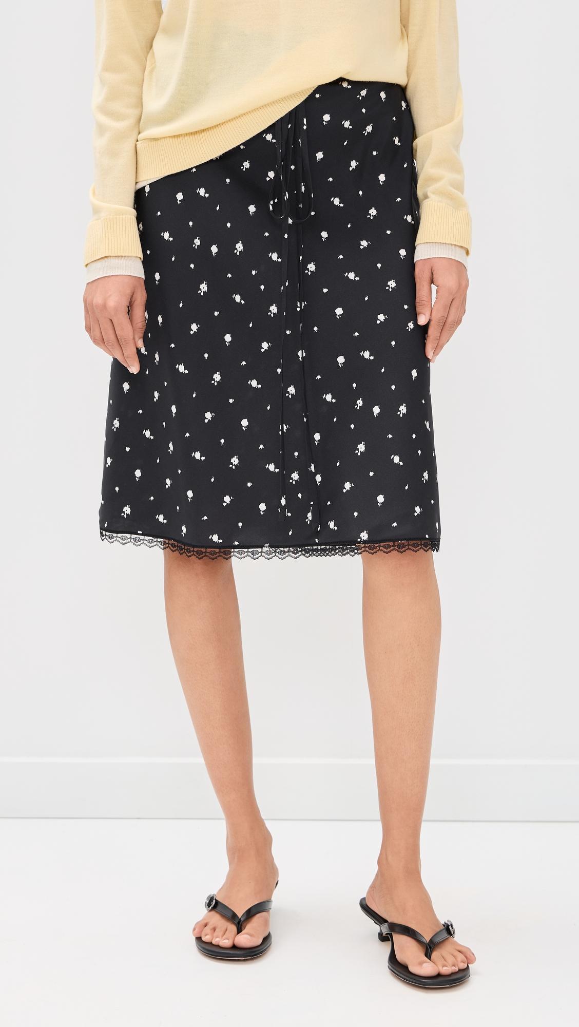 Roxie Silk Skirt by LEE MATHEWS