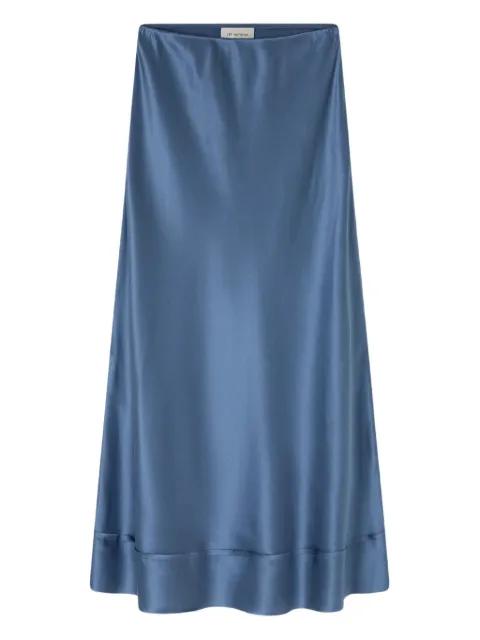 Stella satin midi skirt by LEE MATHEWS