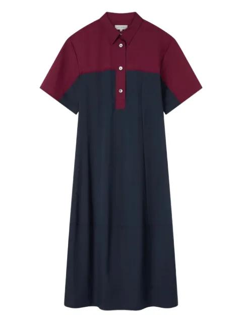 colour-block short-sleeved mini dress by LEE MATHEWS colour-block short-sleeved mini dress by LEE MATHEWS