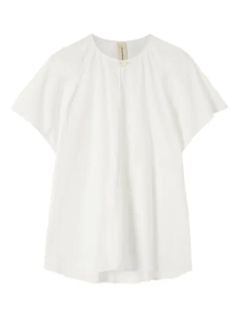 raglan-sleeve pocket blouse by LEE MATHEWS