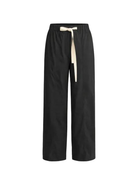 tie-waist trousers by LEE MATHEWS