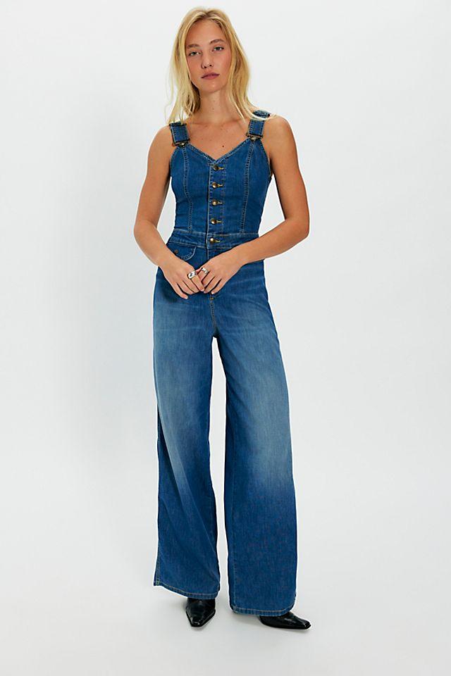 Lee Cut Out Jumpsuit by LEE | FREE PEOPLE