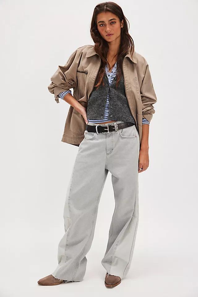 Lee Rider Low-Slung Barrel Jeans by LEE | FREE PEOPLE