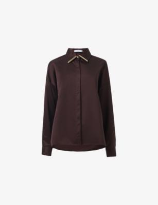 Long-Sleeve Woven Shirt by LEEM