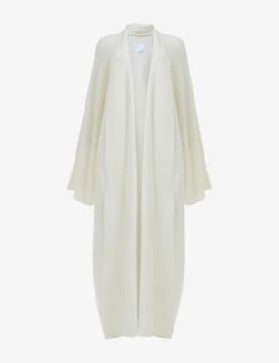 Ribbed Relaxed-Fit Knitted Bisht by LEEM