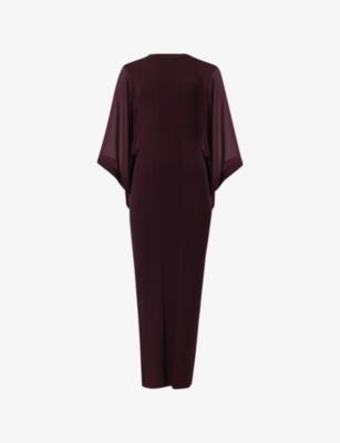 Sheer Slim-Fit Knitted Midi Dress by LEEM