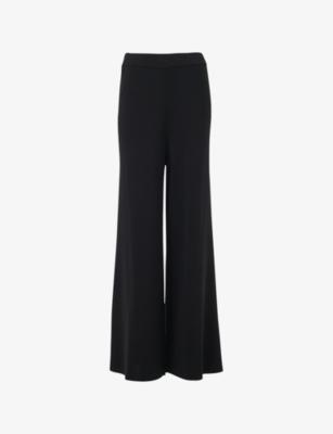 Wide-Leg Knitted Trousers by LEEM