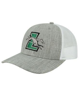 Men's Heather Gray and White Loyola Greyhounds The Champ Trucker Snapback Hat by LEGACY ATHLETIC