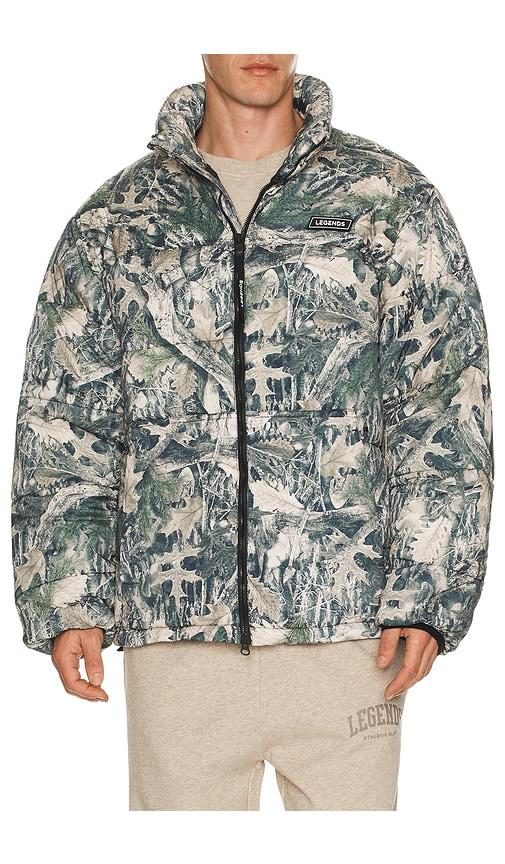 Legends Alpine Puffer Jacket in Green by LEGENDS