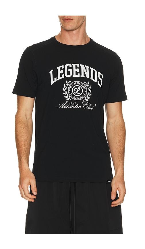 Legends Aviation Varsity Crest Tee in Black by LEGENDS