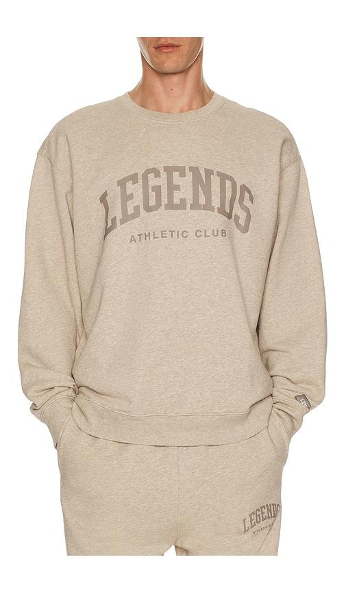 Legends Fairfax Varsity Crew Sweatshirt in Brown by LEGENDS