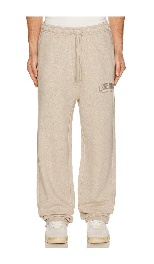 Legends Fairfax Varsity Sweatpant in Brown by LEGENDS