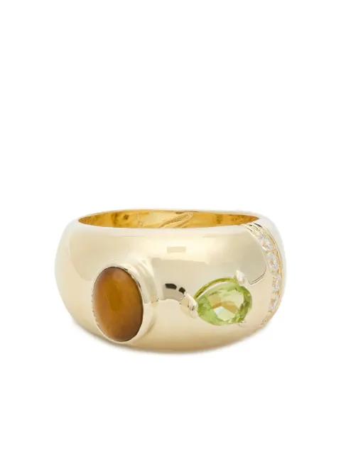 embellished ring by LEGIER