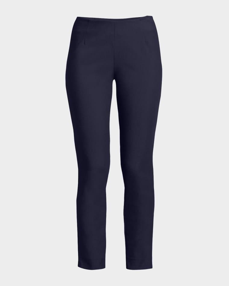 Catherine Slim-Leg Ankle Pants by LELA ROSE