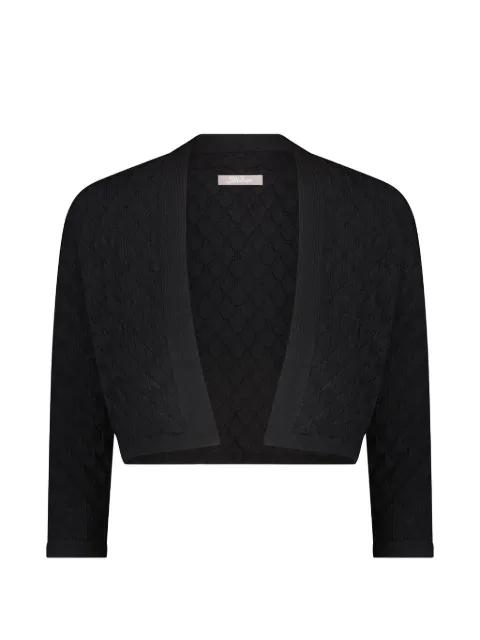 open-front knit bolero by LELA ROSE