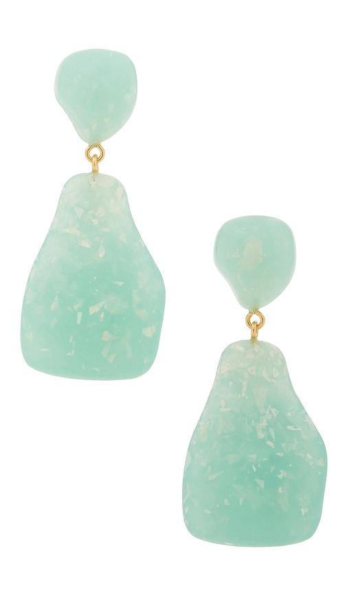 Lele Sadoughi Wilma Earrings in Mint by LELE SADOUGHI