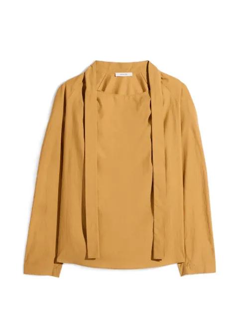 Ascot tie-fastening blouse by LEMAIRE