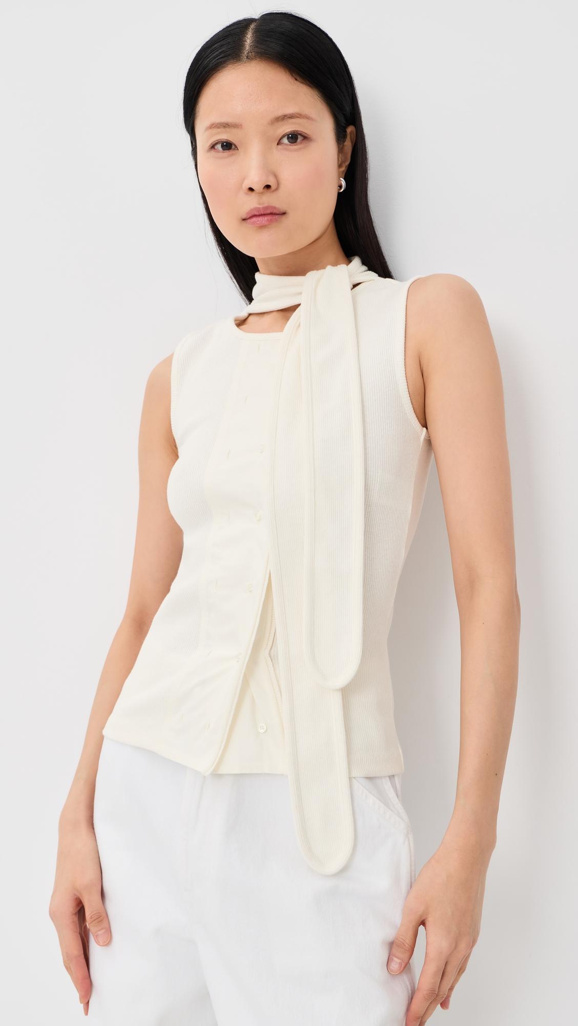 Asymmetrical Fitted Top by LEMAIRE
