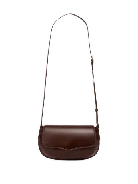 Belly leather crossbody bag by LEMAIRE