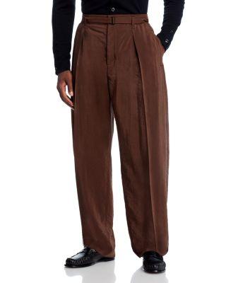 Belted Relaxed Fit Pants by LEMAIRE