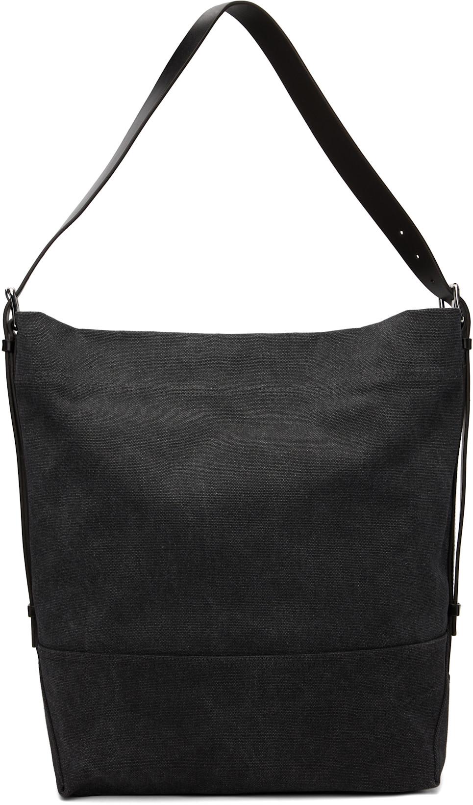 Black Belted Tote by LEMAIRE