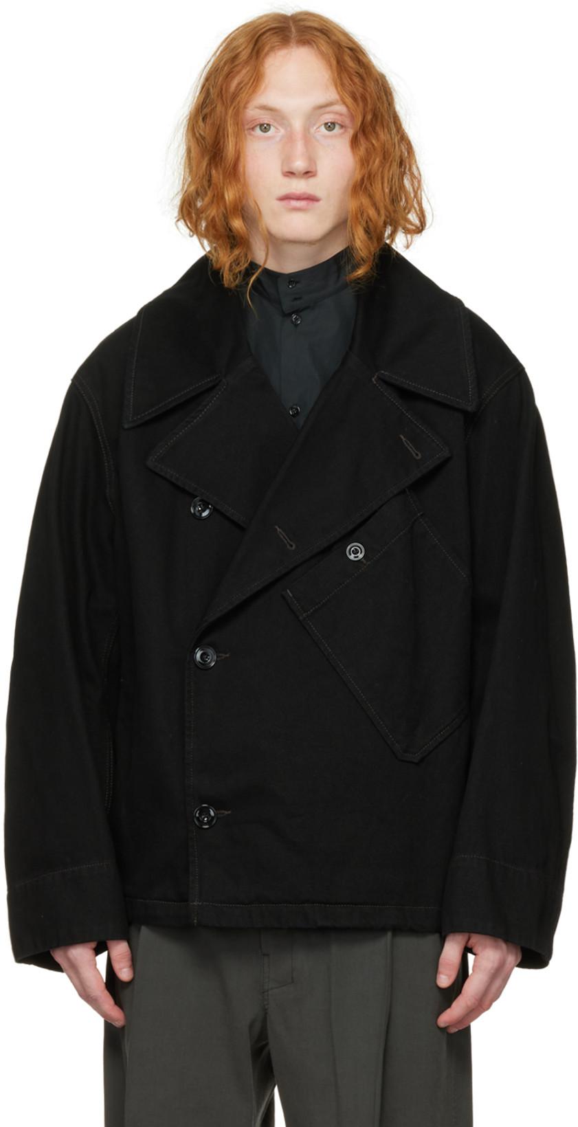 Black Dispatch Jacket by LEMAIRE