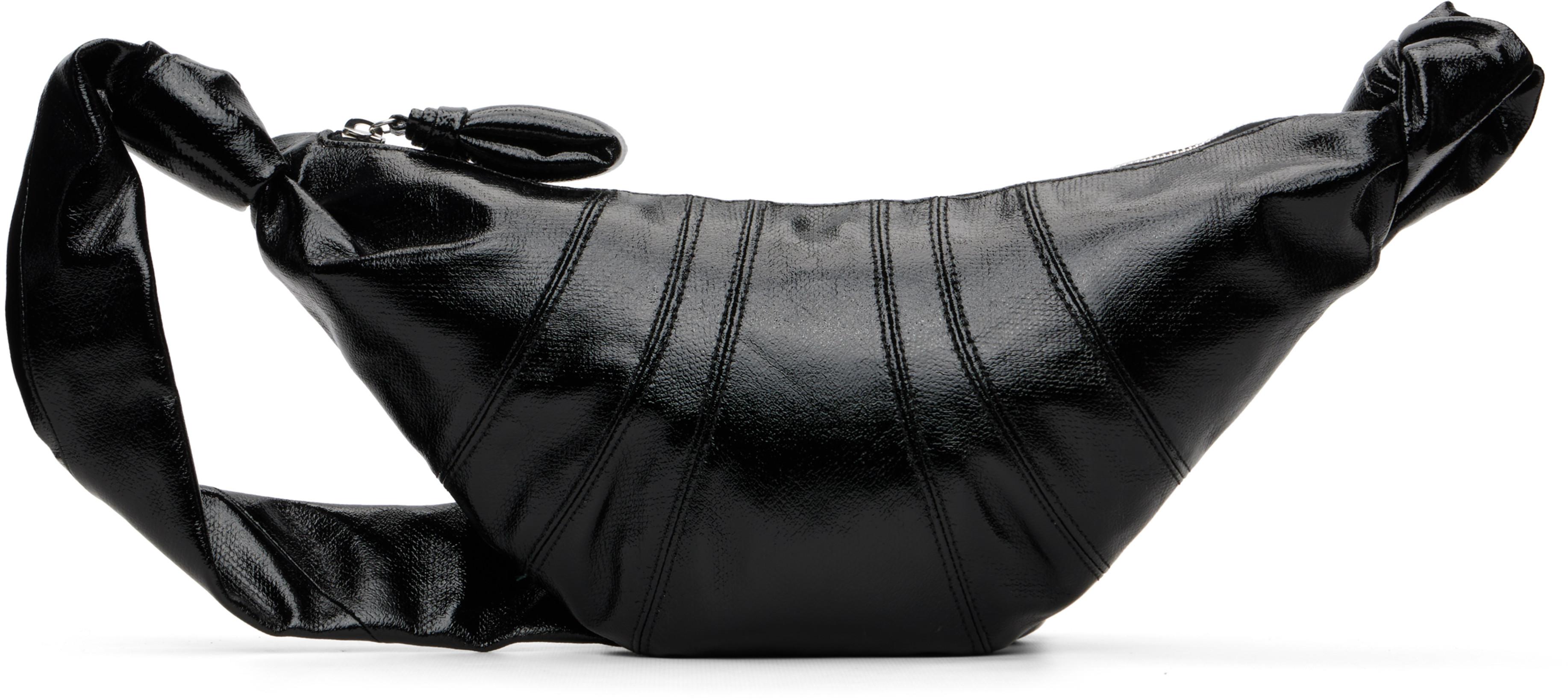 Black Small Croissant Bag by LEMAIRE