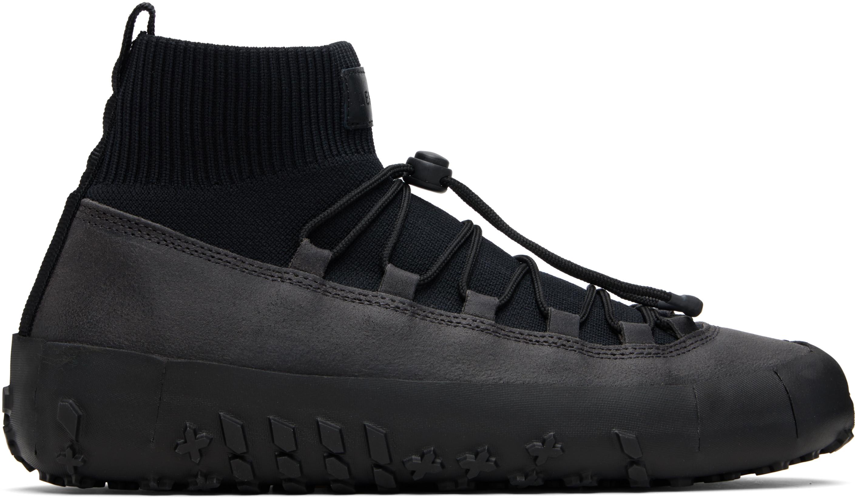 Black Vibram Wrap On Sneakers by LEMAIRE