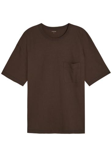 Boxy cotton and linen-blend T-shirt by LEMAIRE