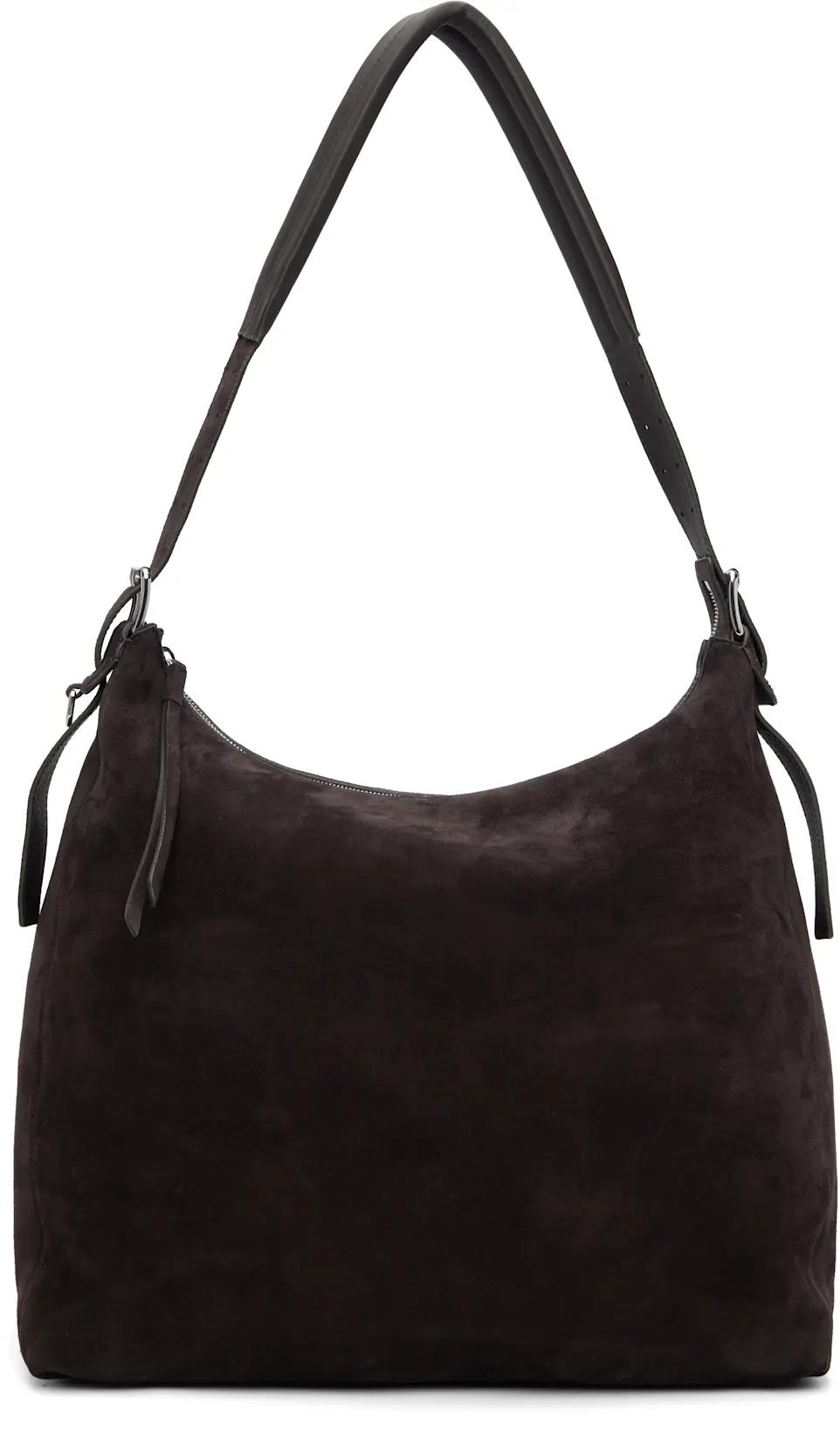 Brown Belted Tote by LEMAIRE