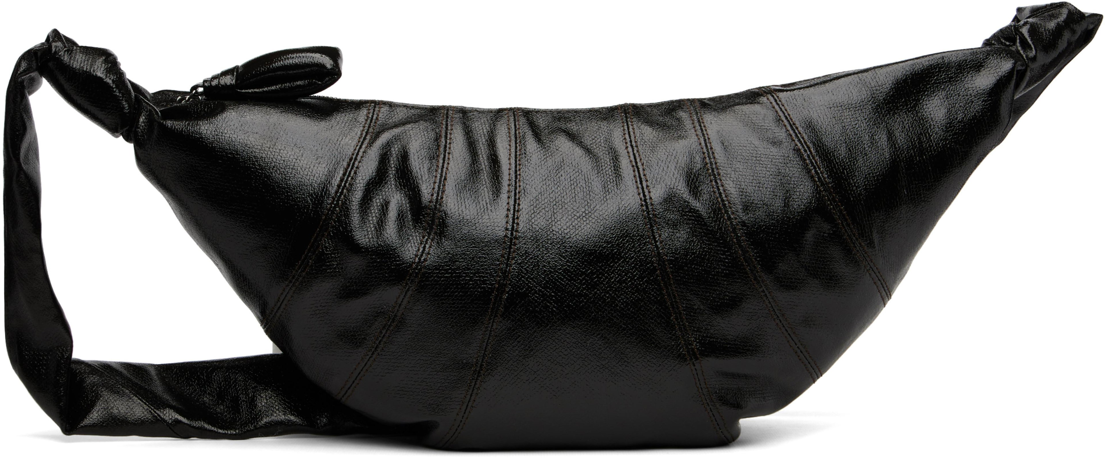 Brown Medium Croissant Bag by LEMAIRE