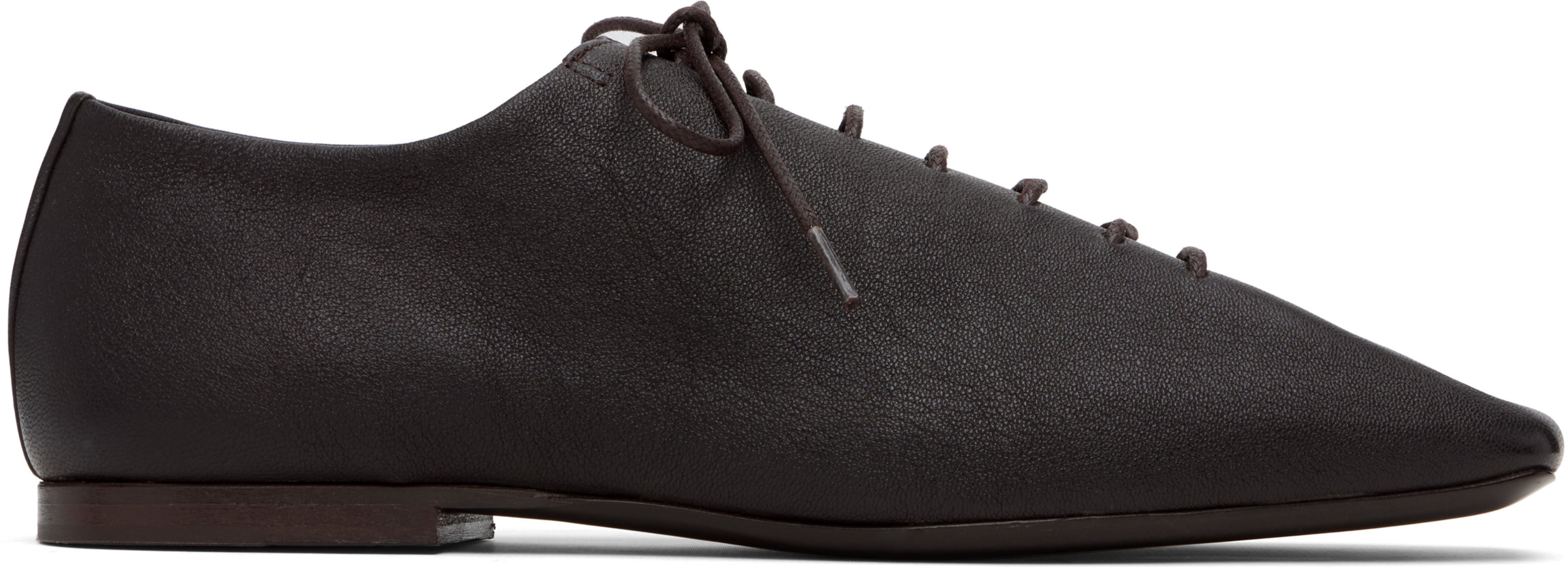Brown Souris Flat Classic Derbys by LEMAIRE