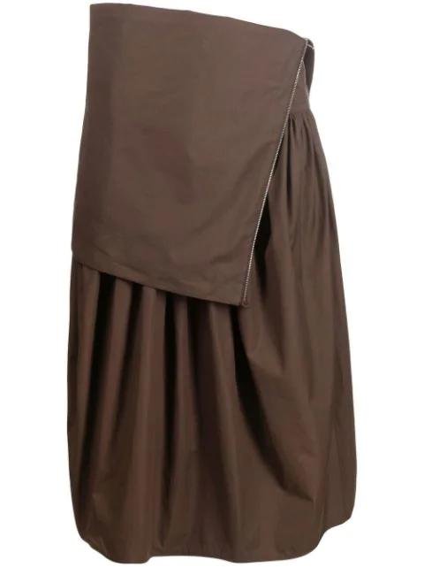 Bustier high-waist midi skirt by LEMAIRE