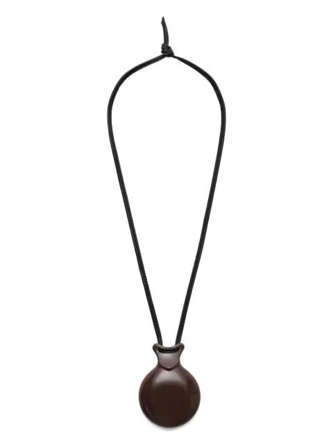 Castanet miror necklace by LEMAIRE