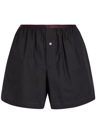 Cotton and silk-blend boxer shorts by LEMAIRE
