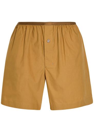 Cotton and silk-blend boxer shorts by LEMAIRE
