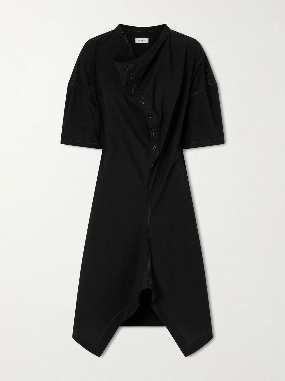 Cotton-crepe midi dress by LEMAIRE