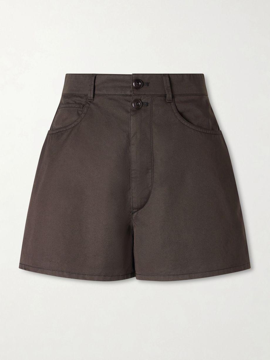 Cotton-twill shorts by LEMAIRE