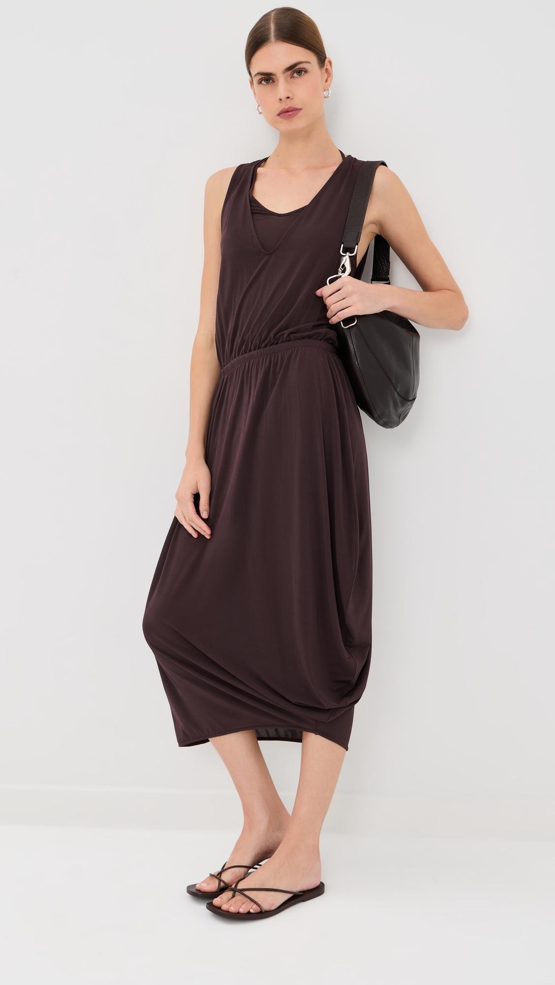 Double Layer Drape Dress by LEMAIRE