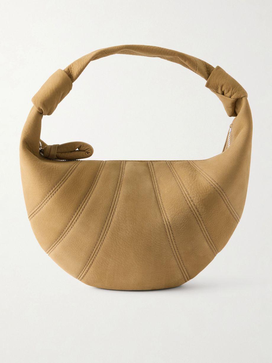 Fortune Croissant mini leather shoulder bag by LEMAIRE