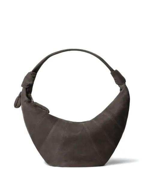 Fortune Croissant topstitched bag by LEMAIRE