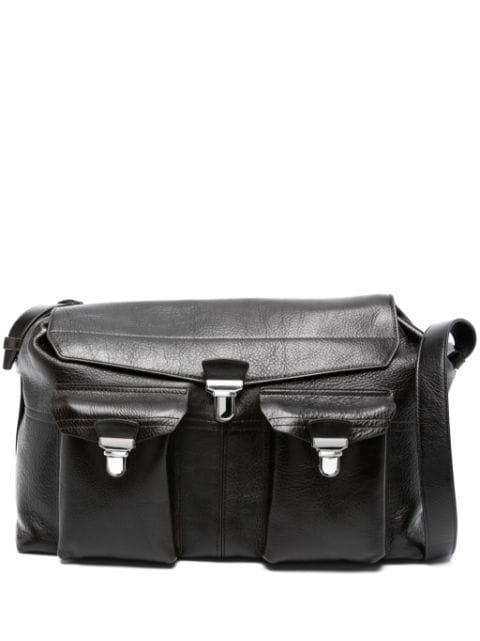 Gear pebbled holdall bag by LEMAIRE