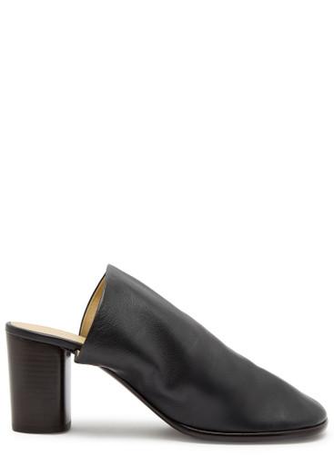 Glove 80 leather mules by LEMAIRE